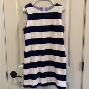 Navy and white vineyard vines for target dress
